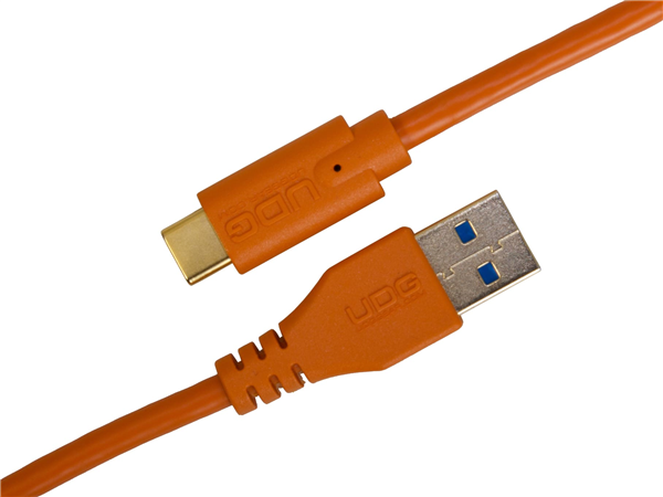 Ultimate Audio Cable USB 3.0 C-A Orange Straight 1,5m | UDG Gear 