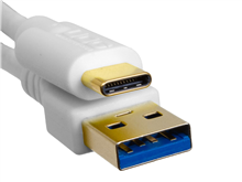 Ultimate Audio Cable USB 3.0 C-A White Straight 1,5m | UDG Gear 