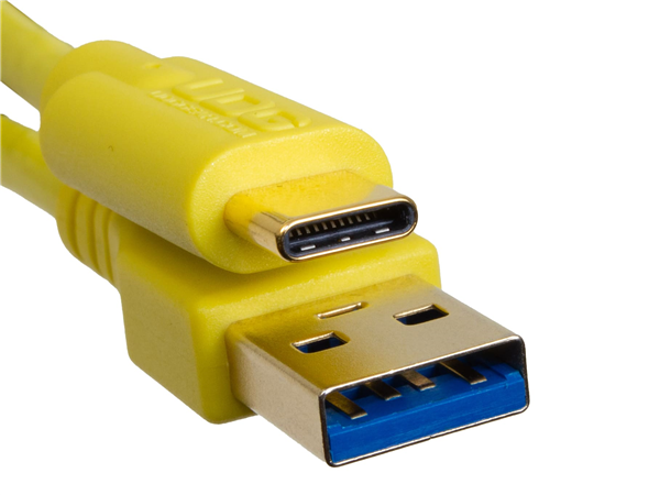 Ultimate Audio Cable USB 3.0 C-A Yellow Straight 1,5m | UDG Gear 