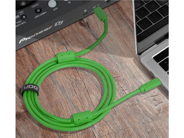 Ultimate Audio Cable USB 3.2 C-C Green Straight 1,5m | UDG Gear 