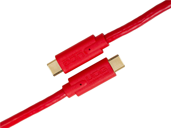 Ultimate Audio Cable USB 3.2 C-C Red Straight 1,5m | UDG Gear 