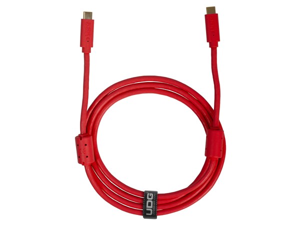 Ultimate Audio Cable USB 3.2 C-C Red Straight 1,5m | UDG Gear 