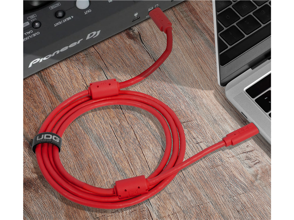 Ultimate Audio Cable USB 3.2 C-C Red Straight 1,5m | UDG Gear 