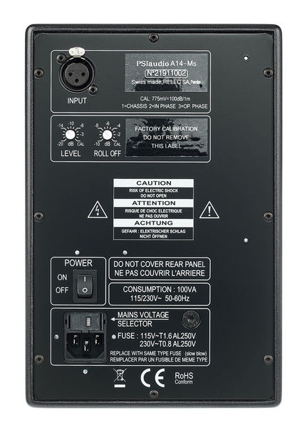 A14-M Studio Metal Black | PSI Audio 