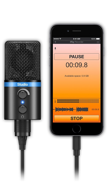 iRig Mic Studio - Black | IK Multimedia 