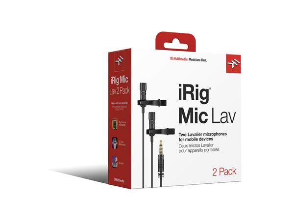 iRig Mic Lav 2 Pack | IK Multimedia 