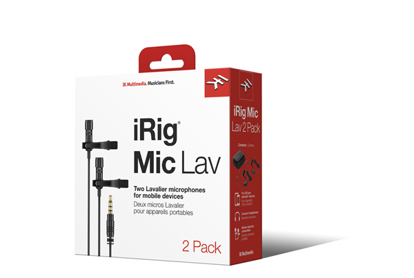 iRig Mic Lav 2 Pack | IK Multimedia 