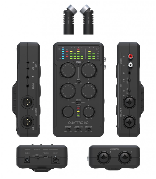iRig PRO Quattro I/O Deluxe | IK Multimedia 