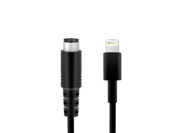 Lightning to Mini-DIN cable | IK Multimedia 
