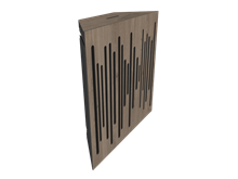Super Bass Extreme Ultra Brown Oak | Vicoustic 