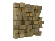Multifuser Wood 64 MKII Gold Metalic | Vicoustic 