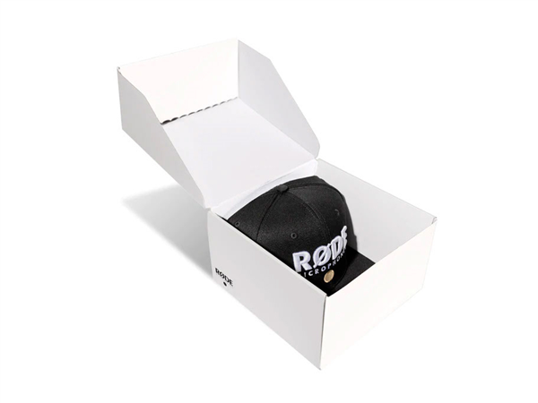 Snapback Black/White (logo RØDE) | Rode 