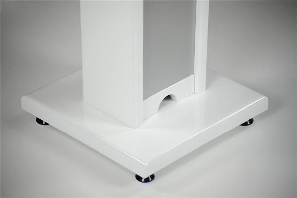 Stand Monitor per piece White Gloss/Grey | Zaor 