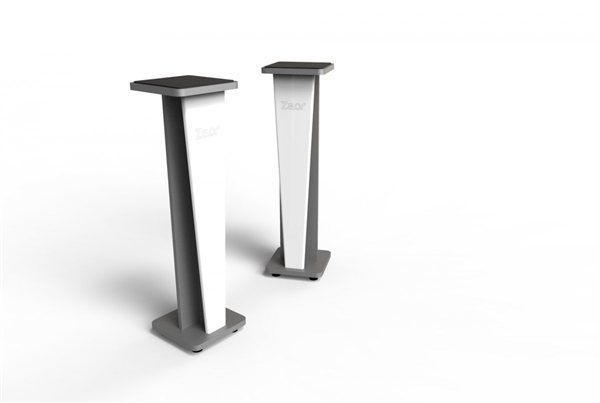 Stand Croce 42 (pair, fix) White Gloss/Grey | Zaor 